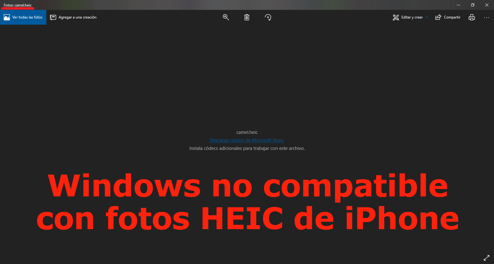 Как смотреть фото heic на windows 10